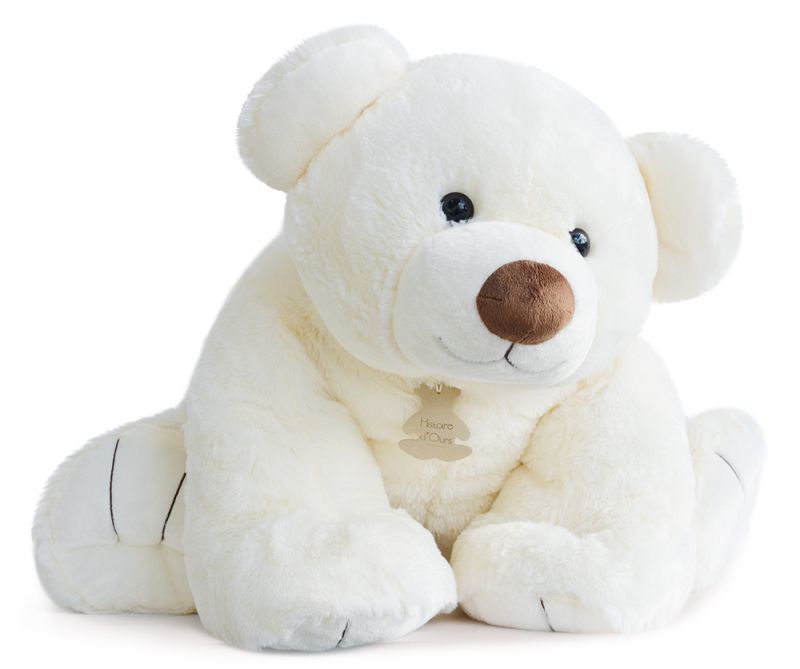  grosours peluche géante ours blanc 90 cm 